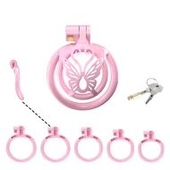 Sissy Chastity Cage for Men Pink Chastity Devices Lock Design Small Chastity Cage Male Penis Cage Co