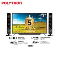 TV POLYTRON PLD 43TV1556 FULL HD CINEMAX TV LED 43 INCH