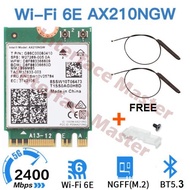 Wifi 6E Wireless Card Intel 6 AX210 AC AX Bluetooth 5.2 NGFF M.2 AX200