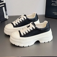 FK6P Thick-Soled Lightweight Casual Sneakers - White | Perfect for Autumn