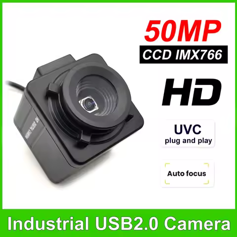 8K 50MP Autofocus Webcam IMX766 Sensor No Distortion Lens OTG UVC Plug and play For PC Video BOX Cam
