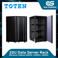 TOTEN 22U Data Server Rack /Server Data Rack / Server Cabinet / Data Cabinet / Server Rack Cabinet /