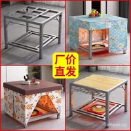 Heating Table for Eating Household Square Dormitory Simple Rental Room Foldable Dining Table Foot Heating Table and Chair