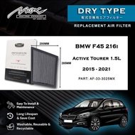 BMW F45 216i Active Tourer 1.5L 2015 to 2021 33-3025MX Max Racing Exhaust Performance Drop-in Dry Ty