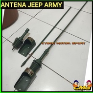 Antena jeep universal offroad overland army . antena mobil ht radio