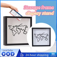 29cm*29cm Ticket Storage Box Adventure Archive Boxes Map Storage Frame Ins Wood Pattern Certificate 