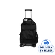 Whizzing 8-wheel Detachable Trolley Backpack - Black