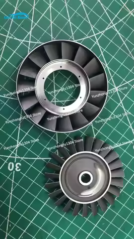 70mm Turbine Wheel / NGV for DIY GR180 RC Mini Turbo Jet Engine 18KG Thrust Spare Parts
