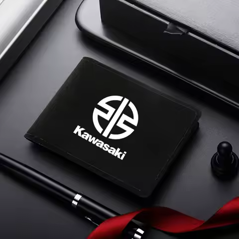 Motorcycle Driver license Cover Holder ID Credit Card Wallet Suede For KAWASAKI New Z400 Z900 Z1000 