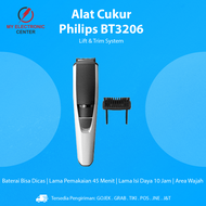 Mesin Cukur Elektrik Philips BT3206 Alat Pencukur Kumis Pencukur Jenggot Rambut Jambang Electric Shaver