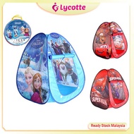 LYCOTTEmy Portable Folding Kids Play Tent Castle Cubby House Frozen Spiderman Cars Kids Tent Princess Tent