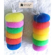 BL - Plastic Donut Dishwashing Pot Scrubber Plastic Nylon Scourier Dishwashing Sponge/ Dishwashing S