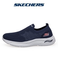 Skechers สเก็ตเชอร์ส รองเท้าผู้ชาย รองเท้าผ้าใบ Men Sport Arch Fit D'Lux Key Journey Shoes -149637-NVY UNISEX Women Sports Sneakers Air-Cooled, Arch Fit, Engineered Knit, Machine Washable, Relaxed Fit, Stretch Fit, Vegan