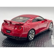 [Ready Stock] 1/43 Original Factory Nissan GTR R35 Street Car Note, Red Version Is Without Side Wind