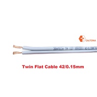 Zentech 42/0.15 Twin Cable Twin Flat Wire For Speaker