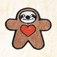 Sloth Doll Heart Iron on Patch Buy 3 Get 1 Free
