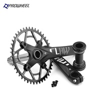 PROWHEEL-Integrated Crankset for Mountain Bike,Single Disc Bicycle,Aluminum Alloy Crankset, 104BCD30