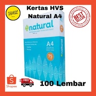 A4 Paper 70gsm 100 Sheets!!! HVS Paper A4 75 gsmnatural 70gsm/