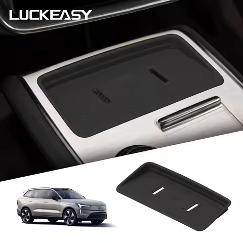 for Volvo EX90 2026 2025 Central Mobile Phone Wireless Charging Anti-Slip Protectieve Pad Car Interi