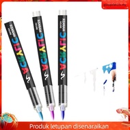 Acrylic Marker Pen for Rock Painting, Brush Tip Paint Markers Fabric Markers Waterproof Paint 12/24/