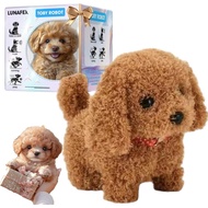 Lunafex Robot Cat, Luna - Lunafex My Simulated Robot Cat, Electronic Interactive Stuffed Pet - Walki