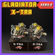 SAWA-D GLADIATOR X-TRA SW Spinning Reel•Stainless Steel Ball Bearing 6+1•Max Drag 12/18kg•Full Metal