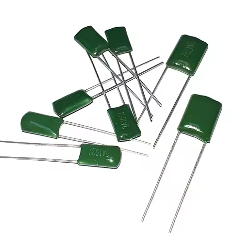 50pcs Polyester Film Capacitor 2A471J 2A102J 2A152J 2A222J 2A392J 2A332J 2A472J 2A103J 2A473J 2A104J