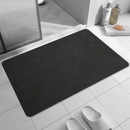 Bathroom Rugs, Rubber Bathroom Door Mat - Quick-Dry and Non-Slip, Absorbent Rug for Household Toilet