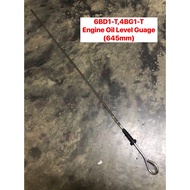 6BD1 ENGINE OIL LEVEL GUAGE,OIL STICK 645mm 6BD1-T,4BG1-T EX200,UH083,EX120-2/3,EX100-2/3 OIL GUAGE