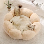 ที่นอนแมว ที่นอนแมวนุ่ม เตียงแมว เบาะ ที่นอนสัตว์เลี้ยง รูปดอกไม้ เตียงสุนัข เบาะแมว นุ่มสบาย พื้นกันลื่นด้านล่าง ซักได้