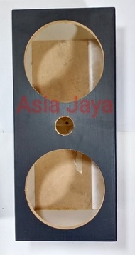 Box Speaker 10 inch Double Hitam MDF PVC