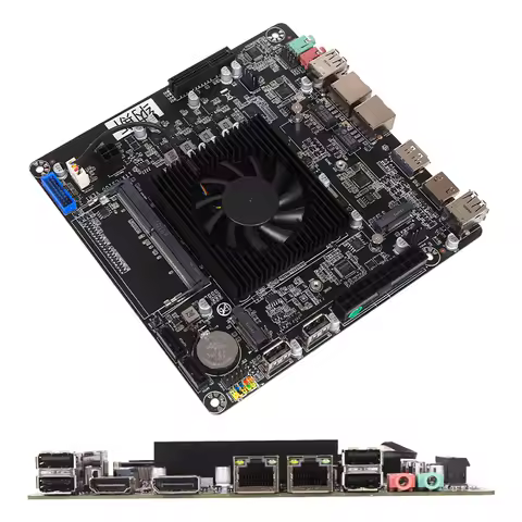 N100 Low Power NAS Black Synology ITX, All Inone Soft Router ESXI Server NAS Motherboard