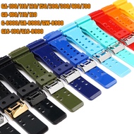 Watch Band for Casio G-SHOCK GA-110 GA-120 GA-140 GA-700 400 GD-110 120 G-8900 GLS-100 Men Resin Sil
