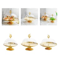 [yiodusi] Desert Serving Plate Display Tray Shaterproof Thickened Nut Snacks Storage Box