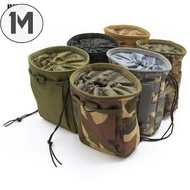 [dhiinto] Tactical Dump Drop Pouch Magazine Pouch Military Hunting Airsoft  Accessories Sundries  Protable Recovery Ammo
