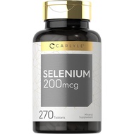 Carlyle Selenium 200 mcg 270 tablets