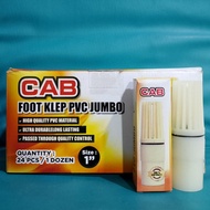 PVC Foot Clap CAB Brand Jumbo Large Size 1'' 1In 1 Inch Valve Clip Fot
