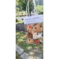 ready stock 卡皮巴拉钩织玩偶