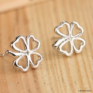 Silver Earrings Simple Design Korean Version Popular Can Be Changed To Clip-On Style Without Pierced