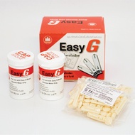 แผ่นตรวจน้ำตาล Easy G กล่องแดง กล่อง 50ชิ้น+เข็ม