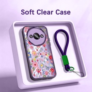 YBD Phone Case For Redmi A3 A3X Xiaomi POCO C61 4G Full Screen Vibrant INS Flowers Clear Silicone So