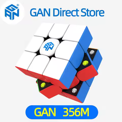 Gan 356 m Magnetic Speed cube Stickerless GAN 356m 3x3 speedcube 3x3x3 Professional Magic Cube Gan35