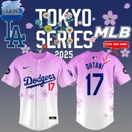 La Dodgers. Ohtani. 17. Tokyo Series 2025 3D Jersey