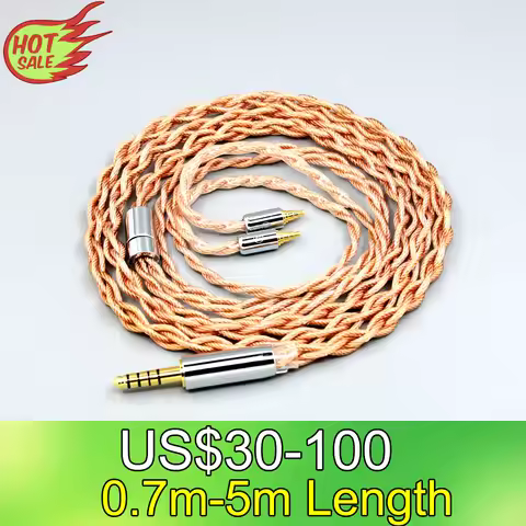 4 core 1.8mm Graphene 7N OCC Shielding Coaxial Mixed DIY Headset Earphone Cable For Sennheiser IE40 