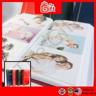 The Photo Album Super 300pcs 4R Gambar Album Duit Penghantaran Buku Mas Photo Album With Cover(100 p