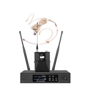 กระเป๋าเข็มขัดสูทไมโครโฟนไร้สายมืออาชีพ qlxd4/qlxd1 พร้อมไมโครโฟนคุณภาพสูงแบบหนีบเสื้อติดศีรษะ เหมาะ