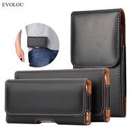Vivo X90 PRO PLUS Casing Universal Belt Clip Waist Bag Leather Pouch Vivo X90 5G X80 X70 X60 FLIP Vertical Holster Phone Case Casing