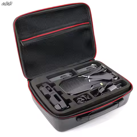 Portable case mavic Pro Remote control battery charger handbag shoulder bag PU Waterproof box For DJ