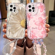 For IPhone 17 16 11 Pro 13 15 7Plus Pro Max 8 6 6s XR XS Daisy Sakura Clear Case