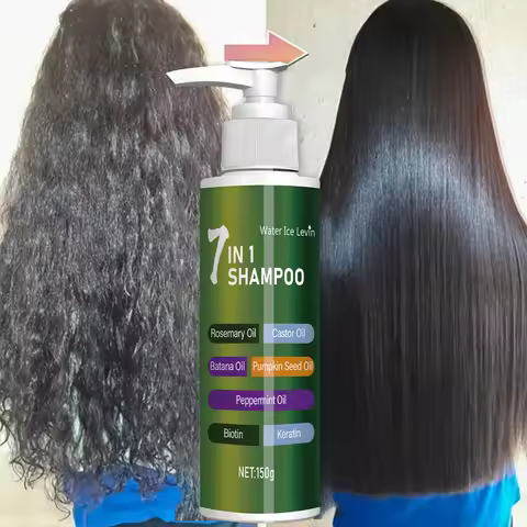 7-in-1 Shampoo, Rich in Rosemary, Batana, and Castor Oil, Gently Cleanses and Controls Oil, Provides